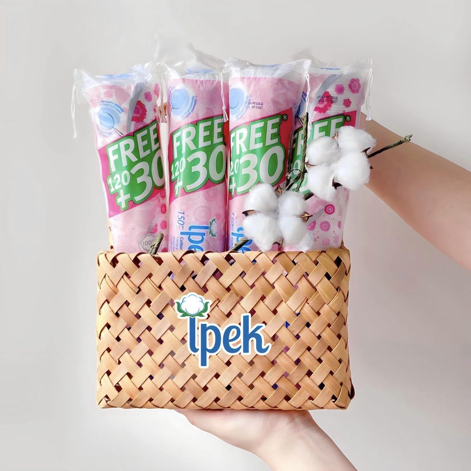 Combo Bông Tẩy Trang IPEK 150 Miếng (Thổ Nhĩ Kì)