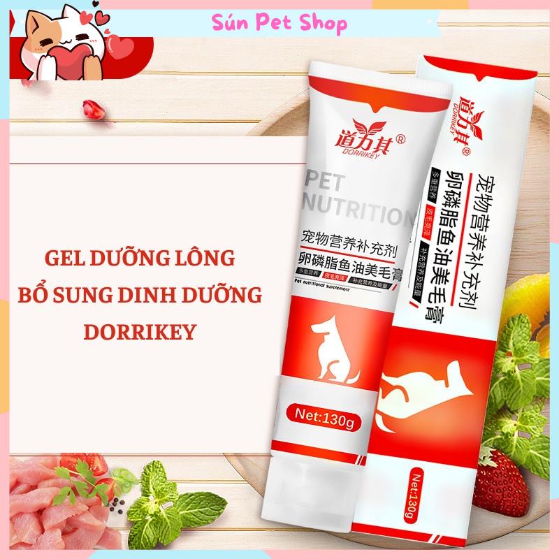 Gel dinh dưỡng Dorrikey cho chó dưỡng lông mềm mượt, tăng cường miễn dịch