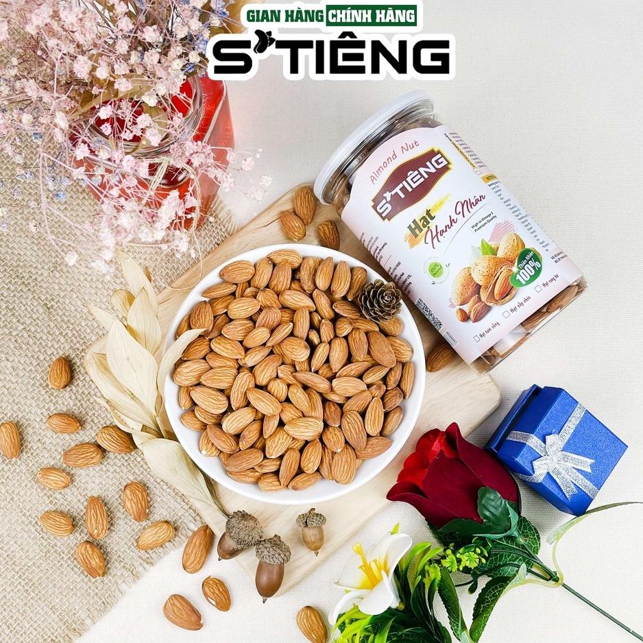 500Gr Hạt Hạnh Nhân Mỹ Tươi Sống - Sấy Chín Nguyên Vị STIENG