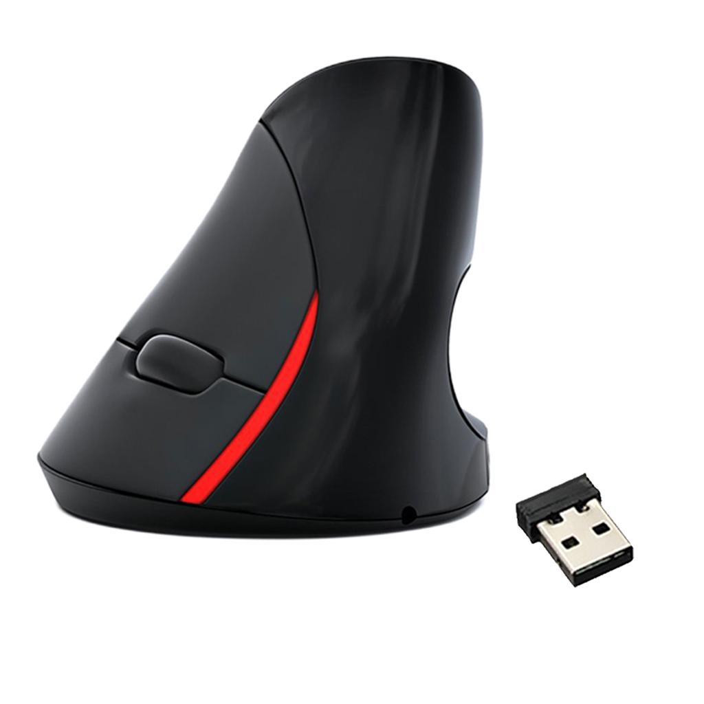 Rechargeable Vertical Mouse 2.4G 2400DPI USB for Notebook Computer