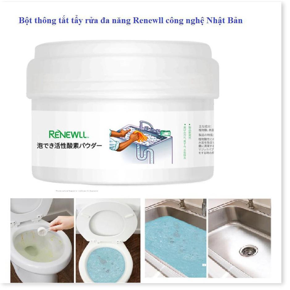 Bột Vệ Sinh Bồn Cầu Renewll 520gram (10 lần sử dụng)
