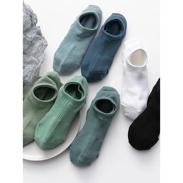 Combo 7 Đôi Tất vớ lười mắt cá chân nam nữ Cotton Cao Cấp co giãn kháng khuẩn , khử mùi , thoáng khí , không bai nhão
