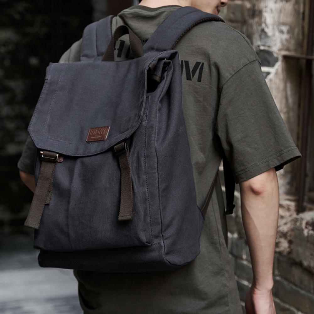 Balo Vải Thời Trang Ulzzang Nam Nữ,Vải Canvas Cao Cấp,Đựng Laptop 15,6 inh , Kiểu dáng trẻ trung, cá tính -