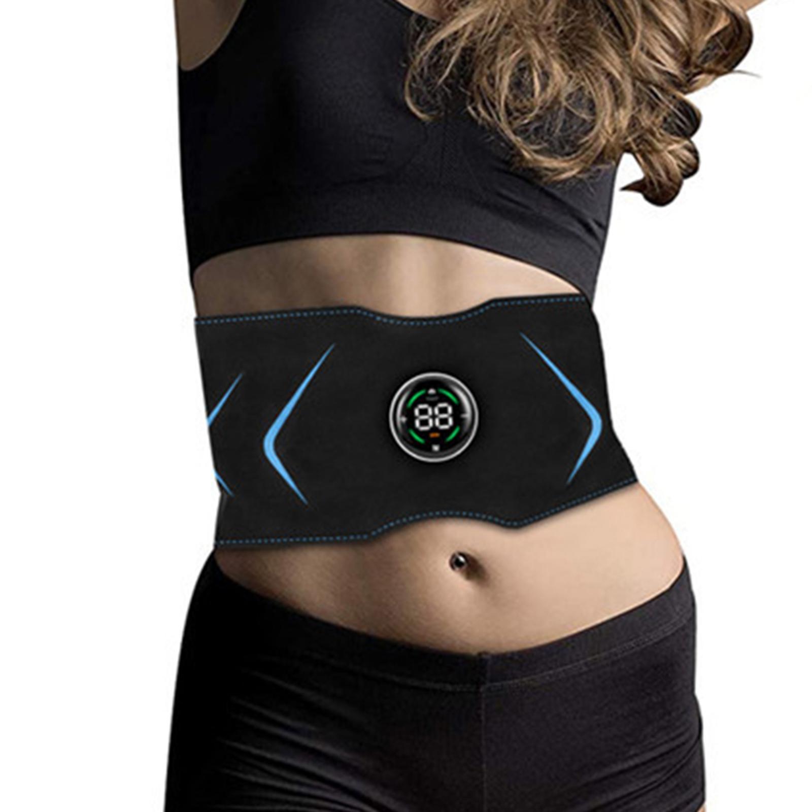 Ab Belt Abdominal Muscle Toner, Abs Stimulator Abs Belt Muscle Toning Belt for Men Women Training Device