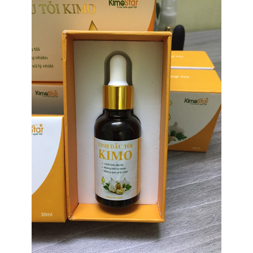 Combo 2 chai Tinh dầu tỏi KIMO I 100% tinh dầu tỏi nguyên chất