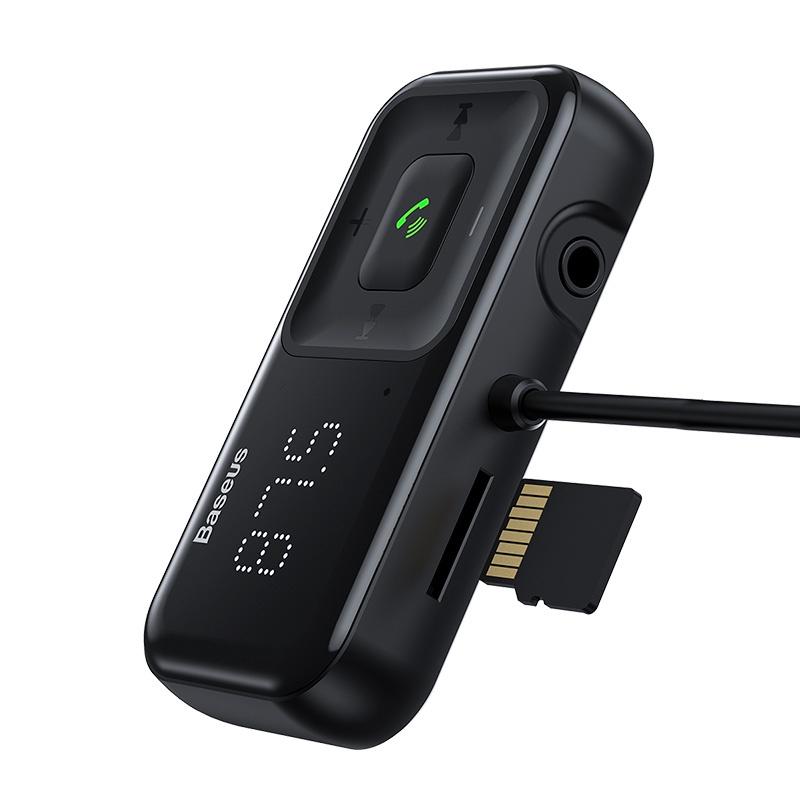 Bộ tẩu sạc đa năng trên xe hơi Baseus T Typed S-16 Wireless MP3 Car Charger (Hàng chính hãng)