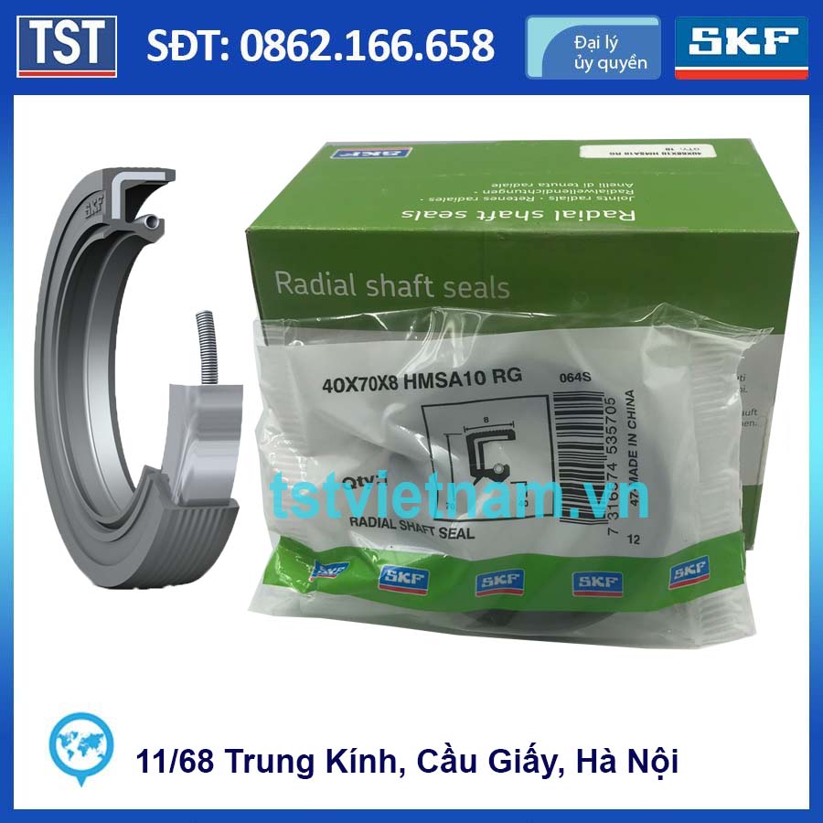 Phớt chắn dầu SKF 40x70x8 HMSA10 RG