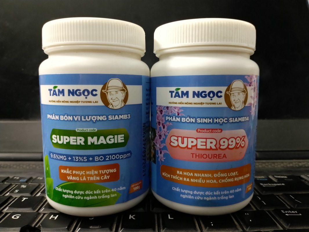 Combo 2 Lọ Phân bón sinh học SIAMB14 Tám Ngọc, Khắc phục hiện tượng vàng lá, ra hoa nhanh, kích thích ra nhiều hoa, chống rụng hoa...