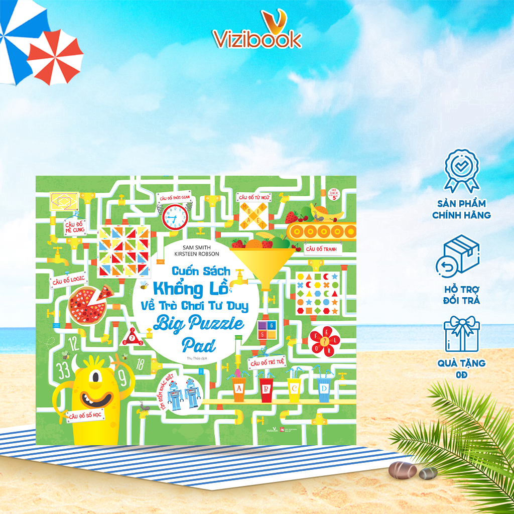 Cuốn Sách Khổng Lồ Về Trò Chơi Tư Duy - Big Puzzle Pad
