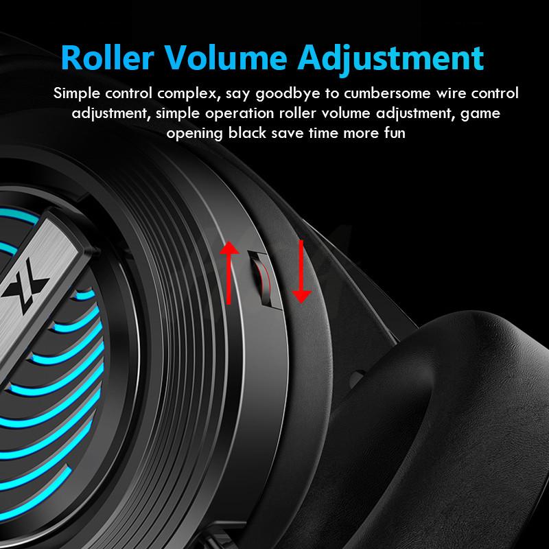 Tai Nghe Tai Nghe Chơi Game Cho Máy Tính Có Micro Vòm Stereo Điều Khiển Âm Lượng Cho Máy Tính Laptop PS4 Xbox