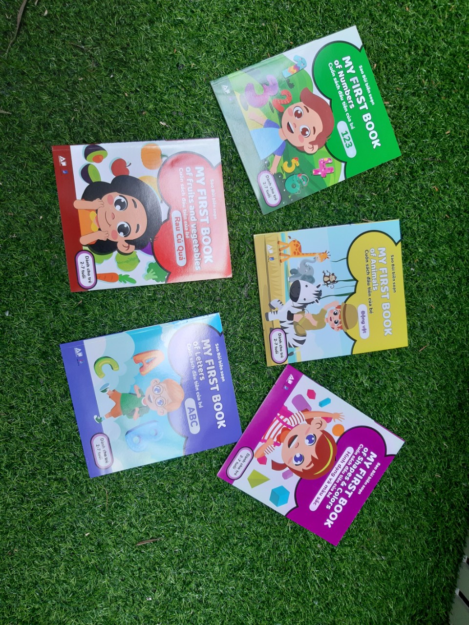 Combo 5 Cuốn Sách Song Ngữ Đầu Tiên Của Bé 2 - 7 Tuổi - My First Books