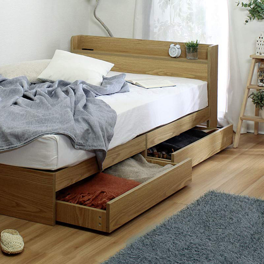 Giường ngủ Cao Cấp phong cách Nhật Bản - alala.vn
