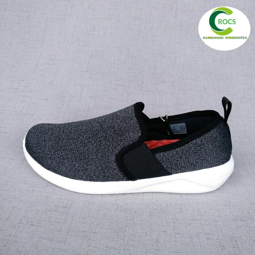 Giày vải chống hôi chân Literide Slip on cho nam màu đen