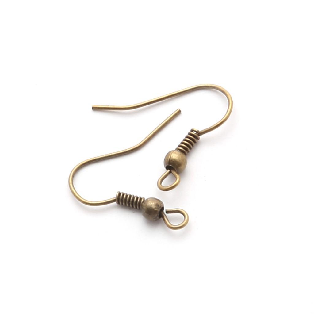 Set 200 Móc Cài Dùng Làm Hoa Tai 20x22mm Handmade