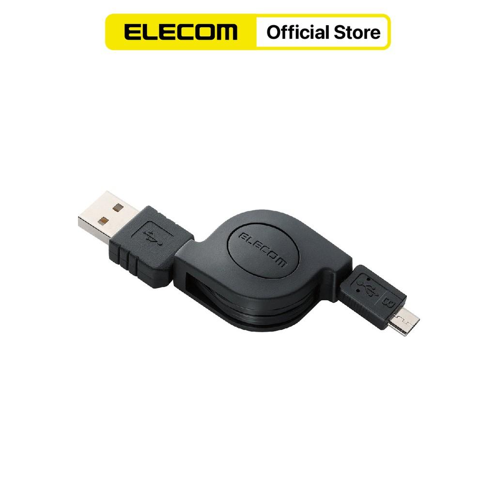 Dây cáp cuộn microUSB (A-microB) ELECOM MPA-AMBIRLC08 - Hàng chính hãng