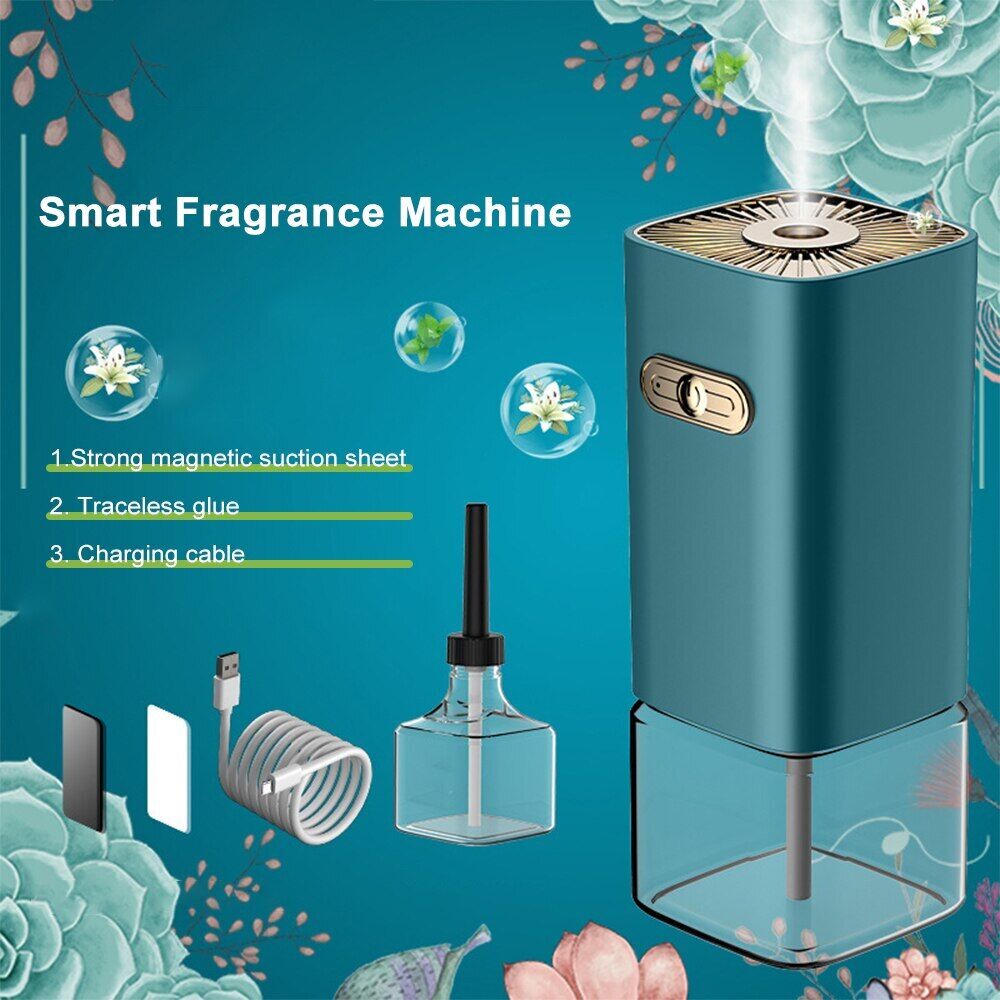 Máy khuếch tán hương thơm, khử mùi tự động nội thất ô tô, văn phòng, nhà ở 80ML Electric Aroma Diffuser Timer