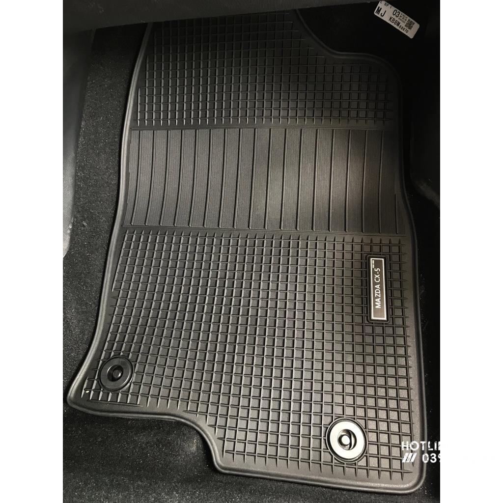 Thảm lót sàn cao su PVC xe Mazda CX5/ CX-5 2018 - 2022 cao su đúc dày, không mùi, dễ vệ sinh