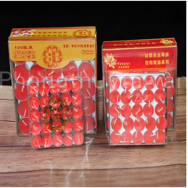 Nến Tealing sáp 1h 50 nến/hộp - thờ cúng