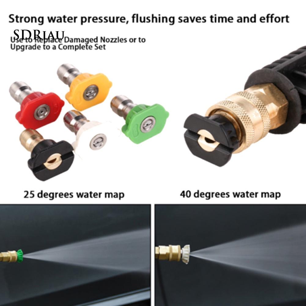 Vòi Xịt Nước Rửa Xe Áp Suất Cao 5 Đầu
