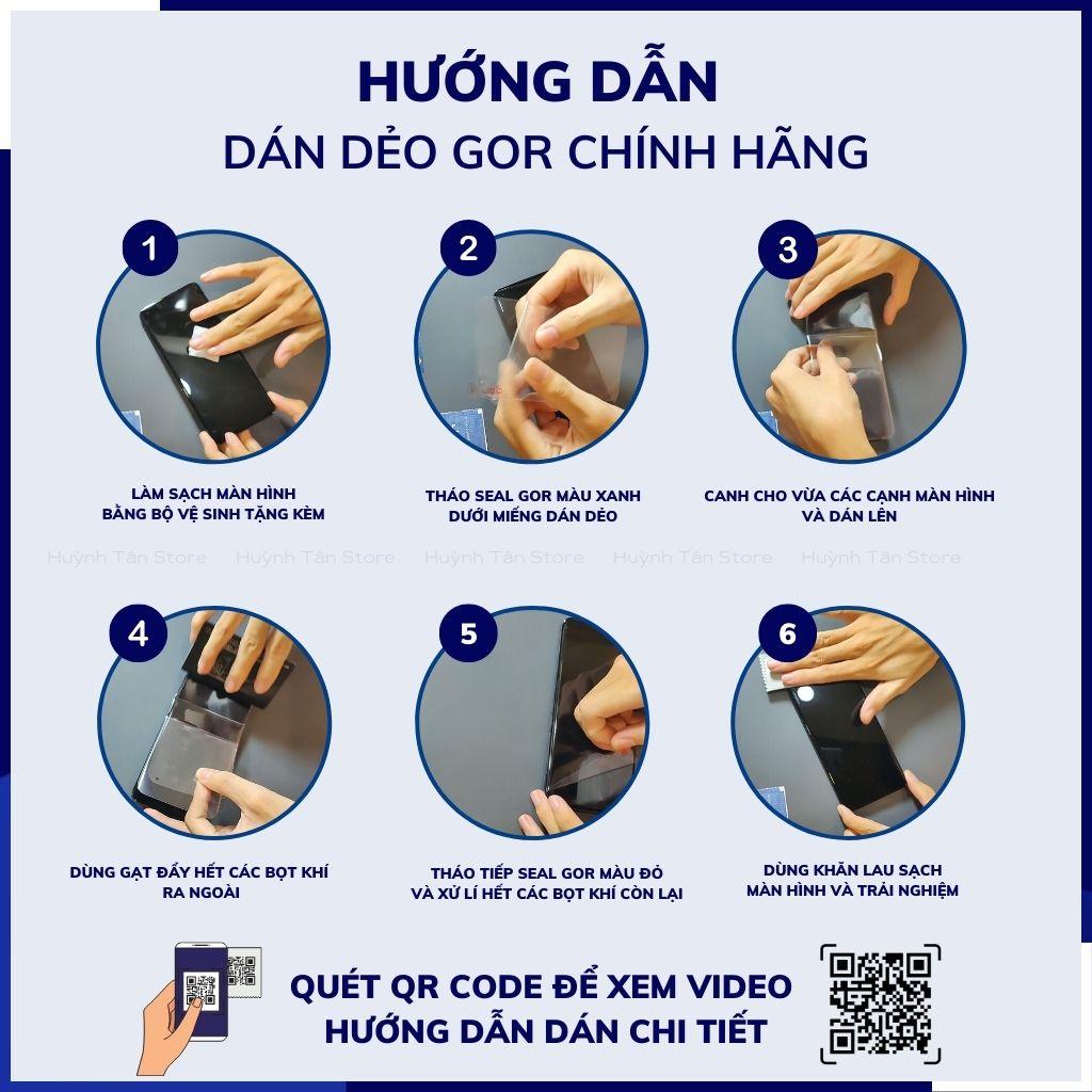 Dán màn hình s22 ultra chính hãng gor dẻo trong suốt dễ dán bảo vệ màn hình combo 3 miếng phụ kiện huỳnh tân store - Hàng nhập khẩu