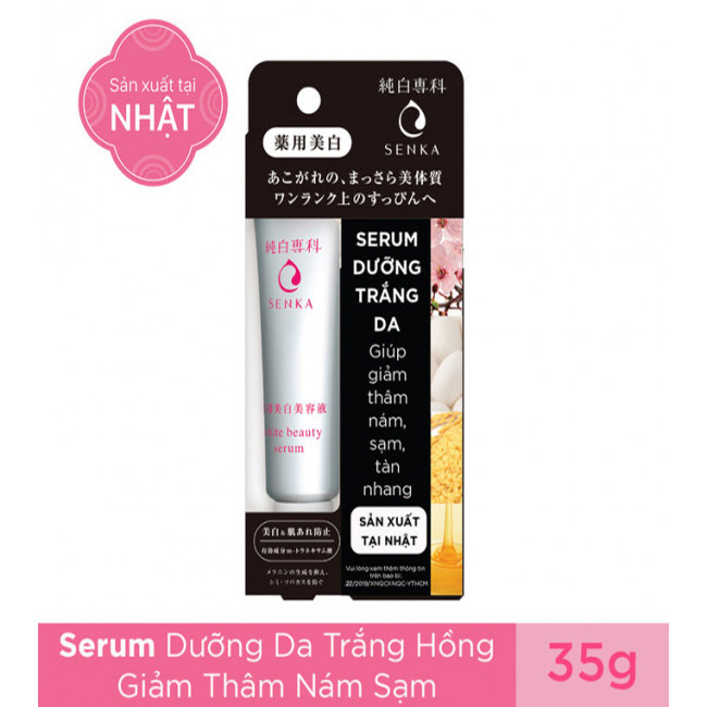 Serum Dưỡng Trắng Da Senka Nhật 35g