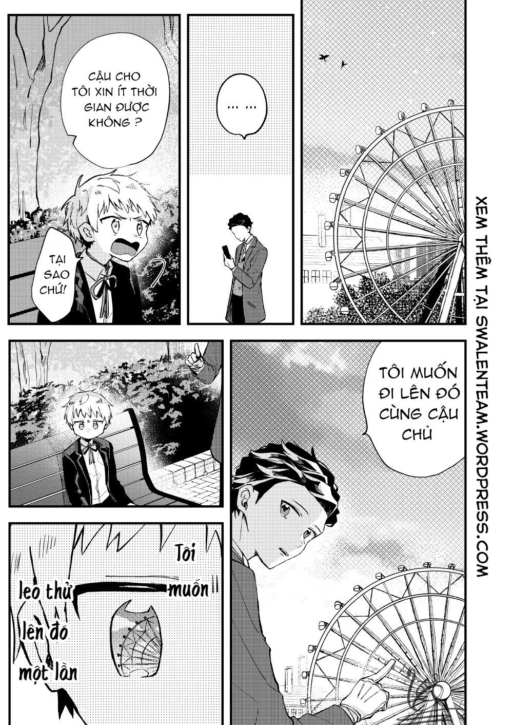 nhóc tóc vàng và chàng quản gia người nhật chapter 2.2 2