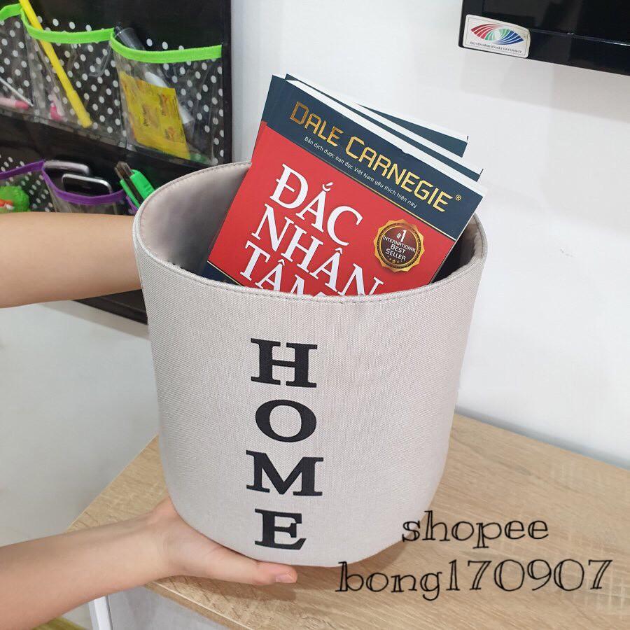 Giỏ vải đựng đồ 3 lớp tiện gọn chống thấm phong cách Bắc Âu lạ mắt