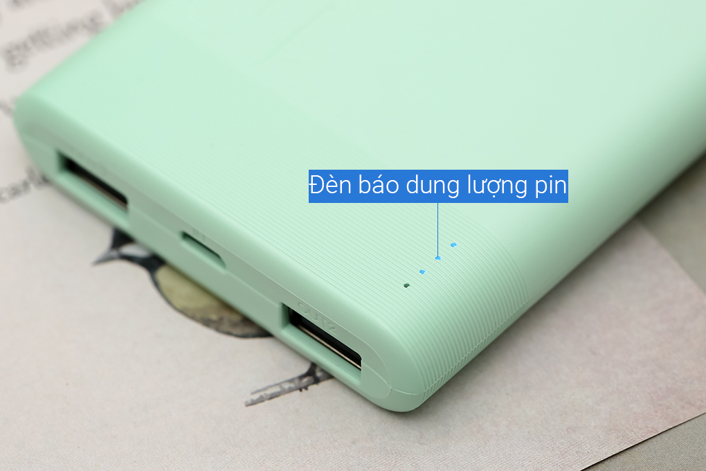 Pin sạc dự phòng Polymer 10.000mAh AVA+ JP208 - Hàng chính hãng - Xanh