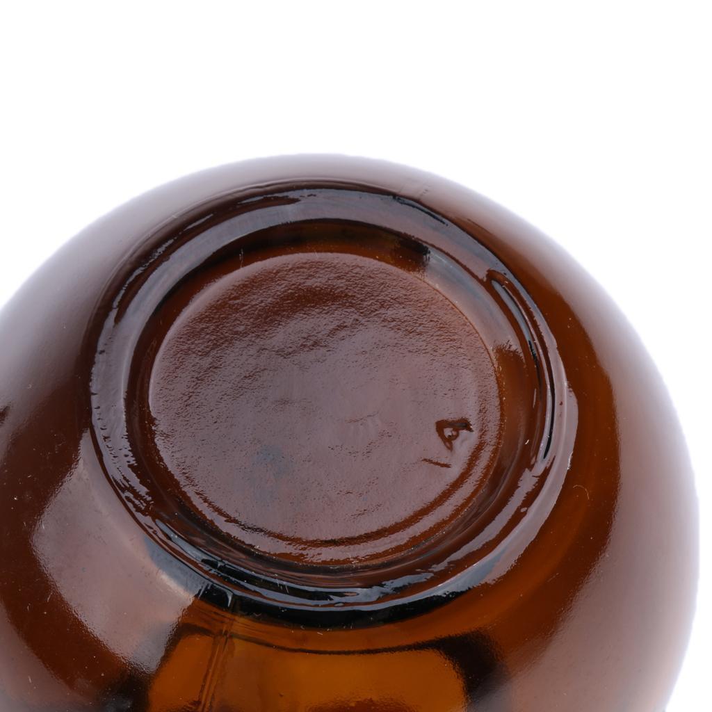 4 Pieces Amber Glass Bottle, Amber Bottle Essential Oil Bottle with Glass Dropper