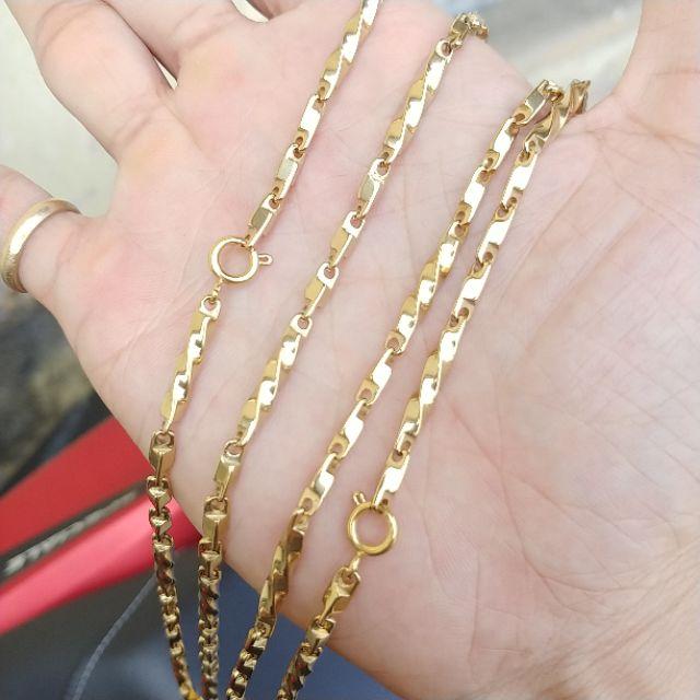 Dây Chuyền Trúc Xoăn Titanium Nhẹ Không Phai Màu- Mang lâu dài không đen