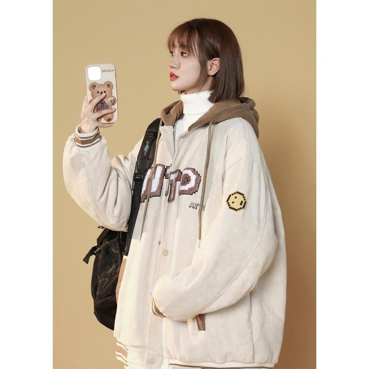 Áo khoác Hoodie nam Nữ Unisex Untok – Áo bomber mũ trùm đầu ,chất nỉ dày ấm 2 lớp cúc bấm - MayLinhShop