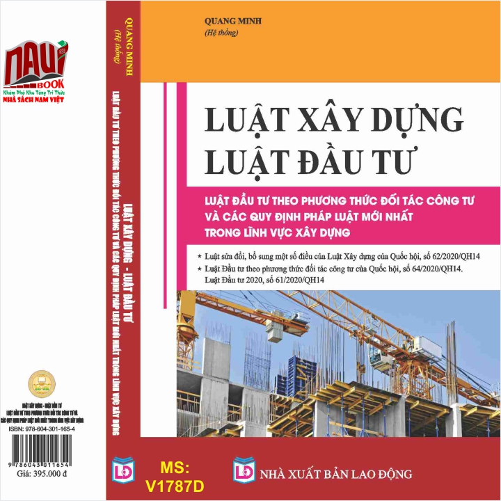 Sách Luật Xây Dựng - Luật Đầu Tư - Luật Đầu Tư Theo Phương Thức Đối Tác Công Tư Và Các Quy Định Pháp Luật Mới Nhất Trong Lĩnh Vực Xây Dựng - V1787D