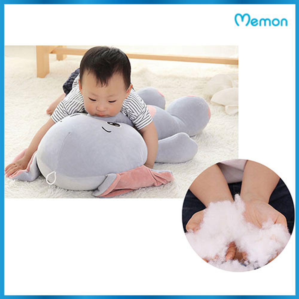 Gấu Bông Voi Đứng Cao Cấp - Hàng Chính Hãng Memon - Đồ Chơi Thú Nhồi Bông Voi Đứng, Chất Liệu Bông PP 3D Tinh Khiết, Đàn Hồi Đa Chiều, Nhung Mềm Mịn, Bền Đẹp, An Toàn Cho Người Sử Dụng