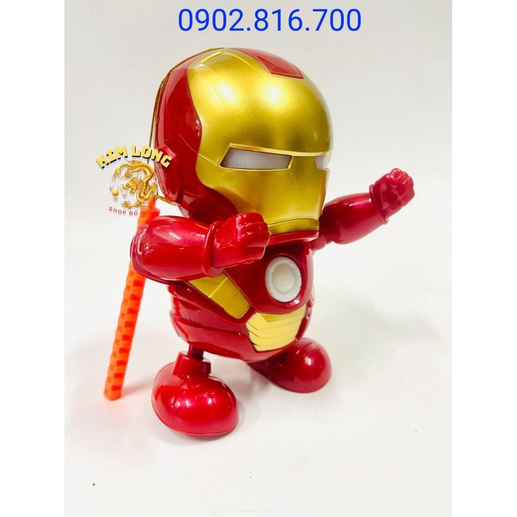 Đồ chơi lồng đèn siêu nhân Iron man cho bé trai tặng kèm pin quà tặng trung thu cho bé