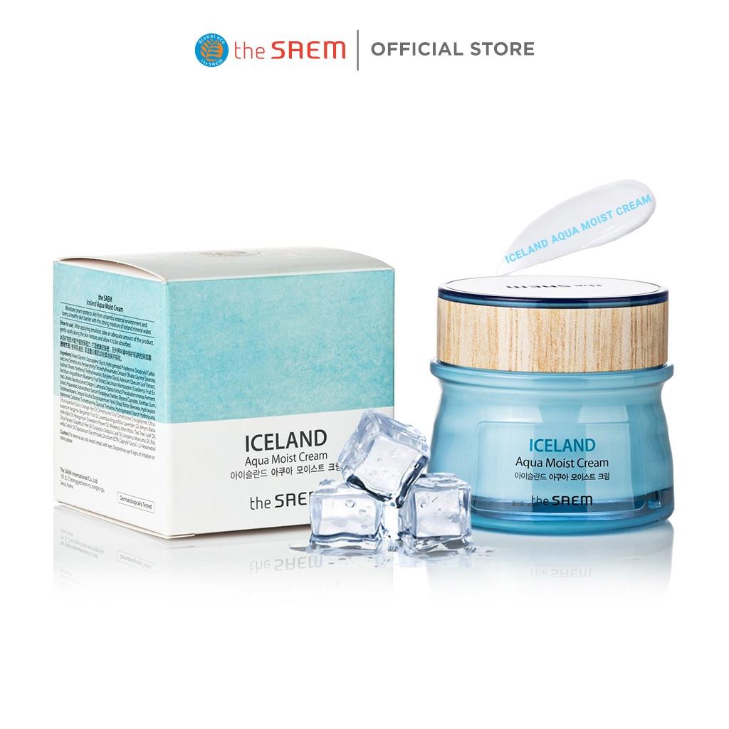 Kem Dưỡng Ẩm Dành Cho Da Khô the SAEM Iceland Aqua Moist Cream 60ml