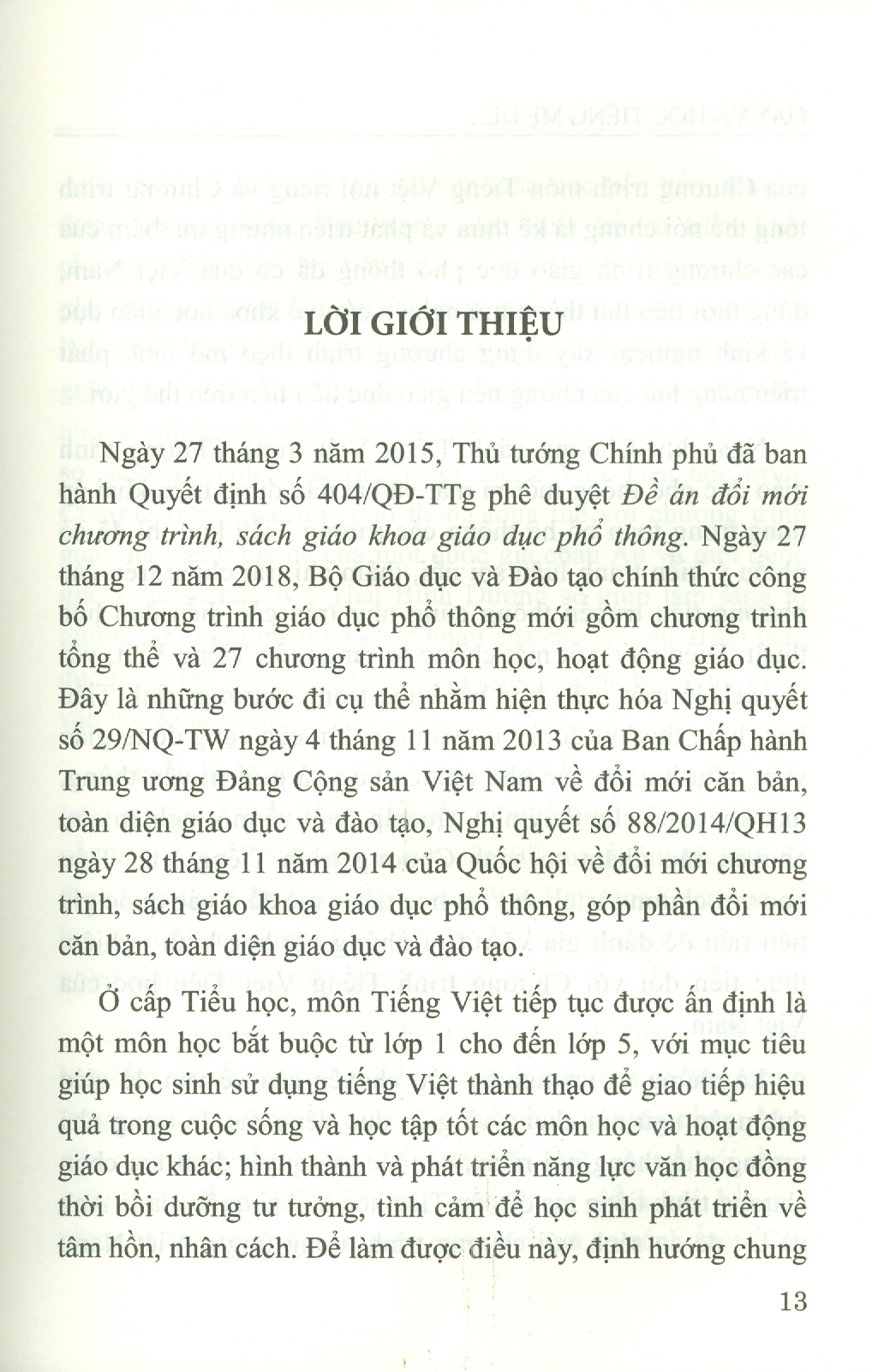 Dạy Và Học Tiếng Mẹ Đẻ Trong Cấp Tiểu Học Tại Việt Nam, Anh Và Úc: Những Tương Đồng Và Khác Biệt (Sách chuyên khảo)