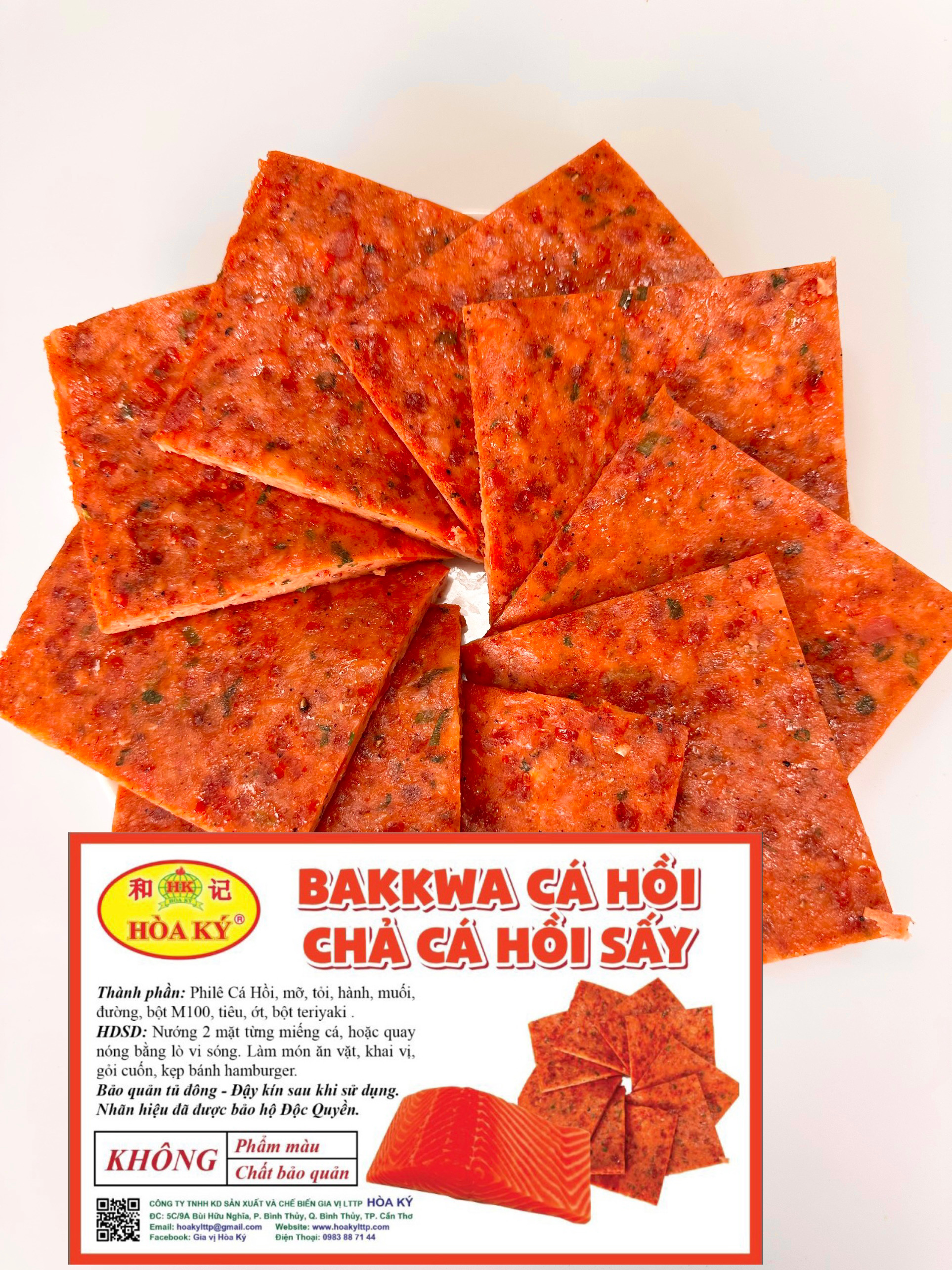 Thịt Sấy Khô ( Cá Hồi ) Bakkwa 1kg