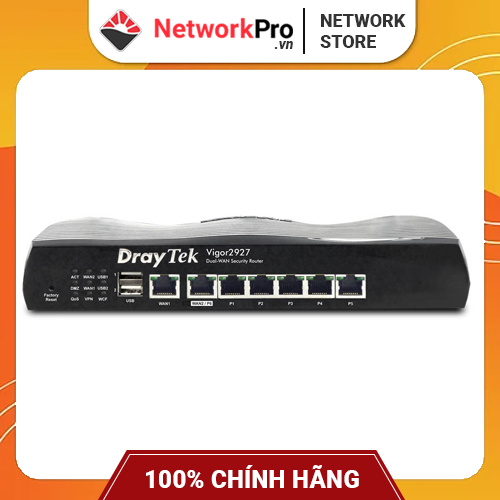 Router Draytek 2927 Chính Hãng - Chịu tải lên đến +150 user.