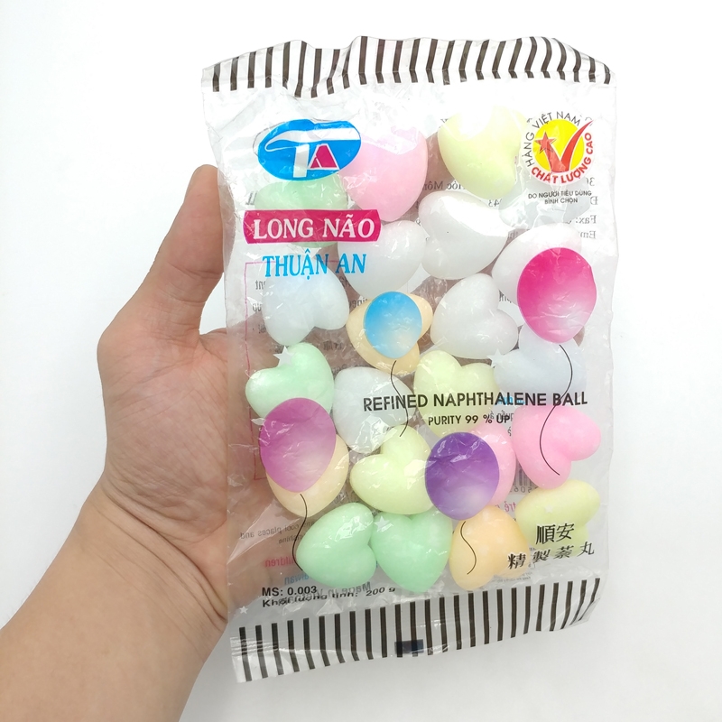 long não thuận an trái tim đủ màu bịch 200gr