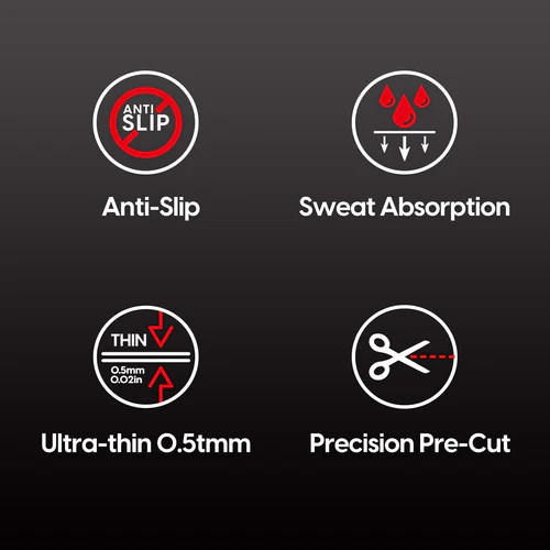 Miếng dán chống trượt Pulsar Supergrip - Grip Tape Precut for Logitech G304 / G102 - Hàng Chính Hãng