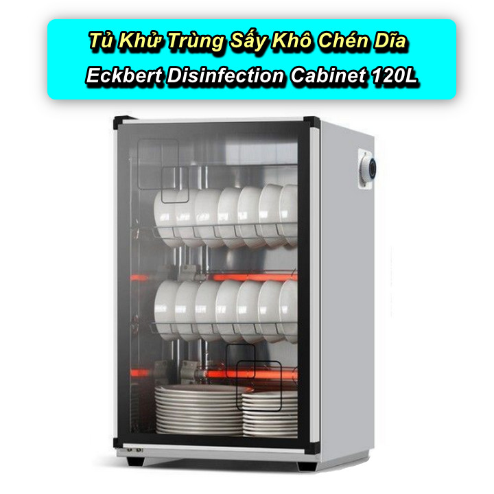 Tủ 3 Tầng Khử Trùng Sấy Khô Chén Bát Eckbert Disinfection Cabinet Dung Tích Lớn - Home Decor Furniture