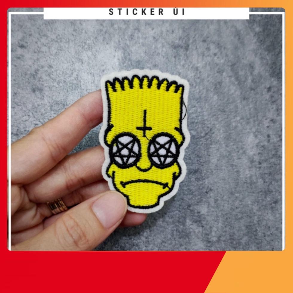 Sticker vải thêu cao cấp - theo kiểu sẵn KEO ỦI,Patch ủi dùng làm miếng vá Quần Áo,áo phao,BALO,quần jogger