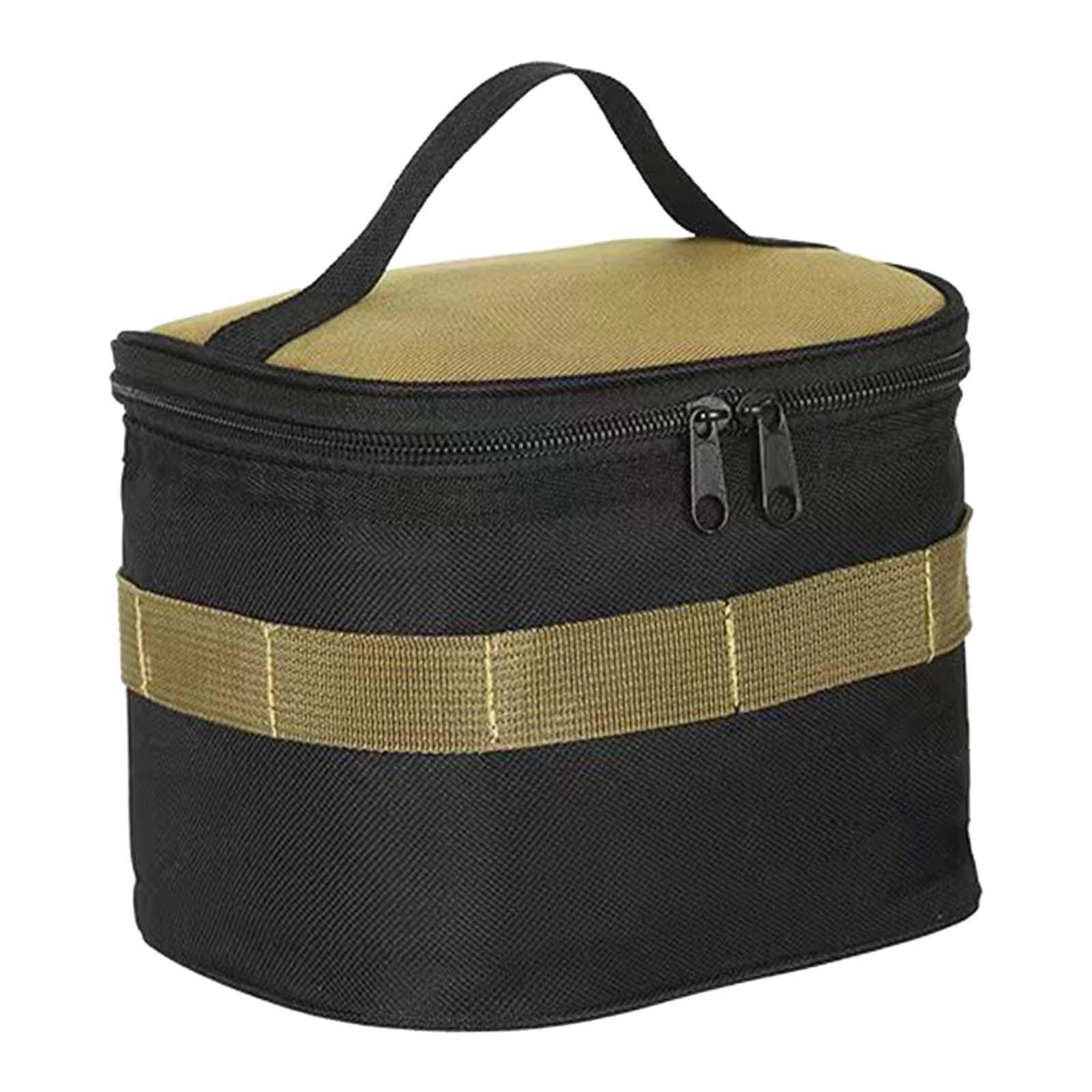 Camping Spice Jars Bag Travel Bag Tote Bag, Carrying Bag Sauce Pouch, Container Case Separable Storage Bag for Camp Cooking Outdoor Picnic BBQ