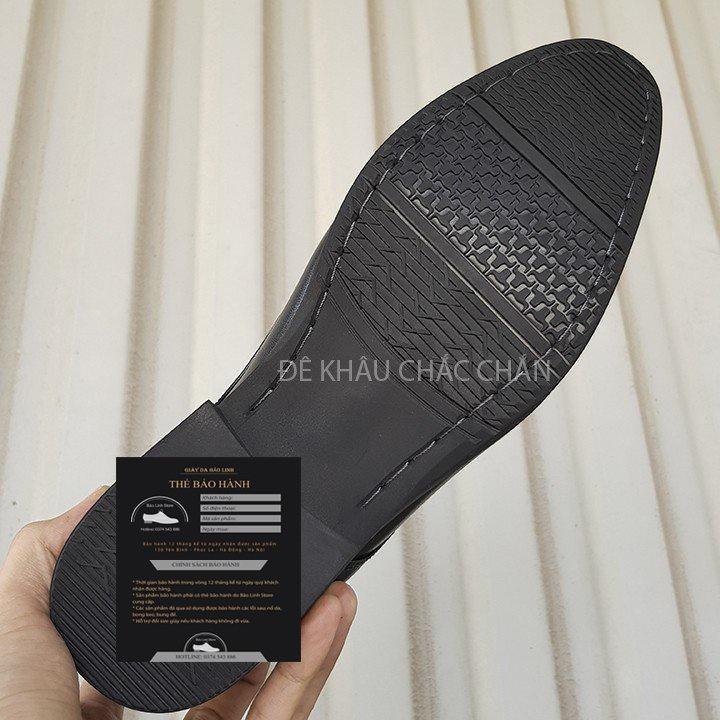 Giày Tây Nam Dây Buộc- Đế Khâu Da Mềm Mã CS 88.
