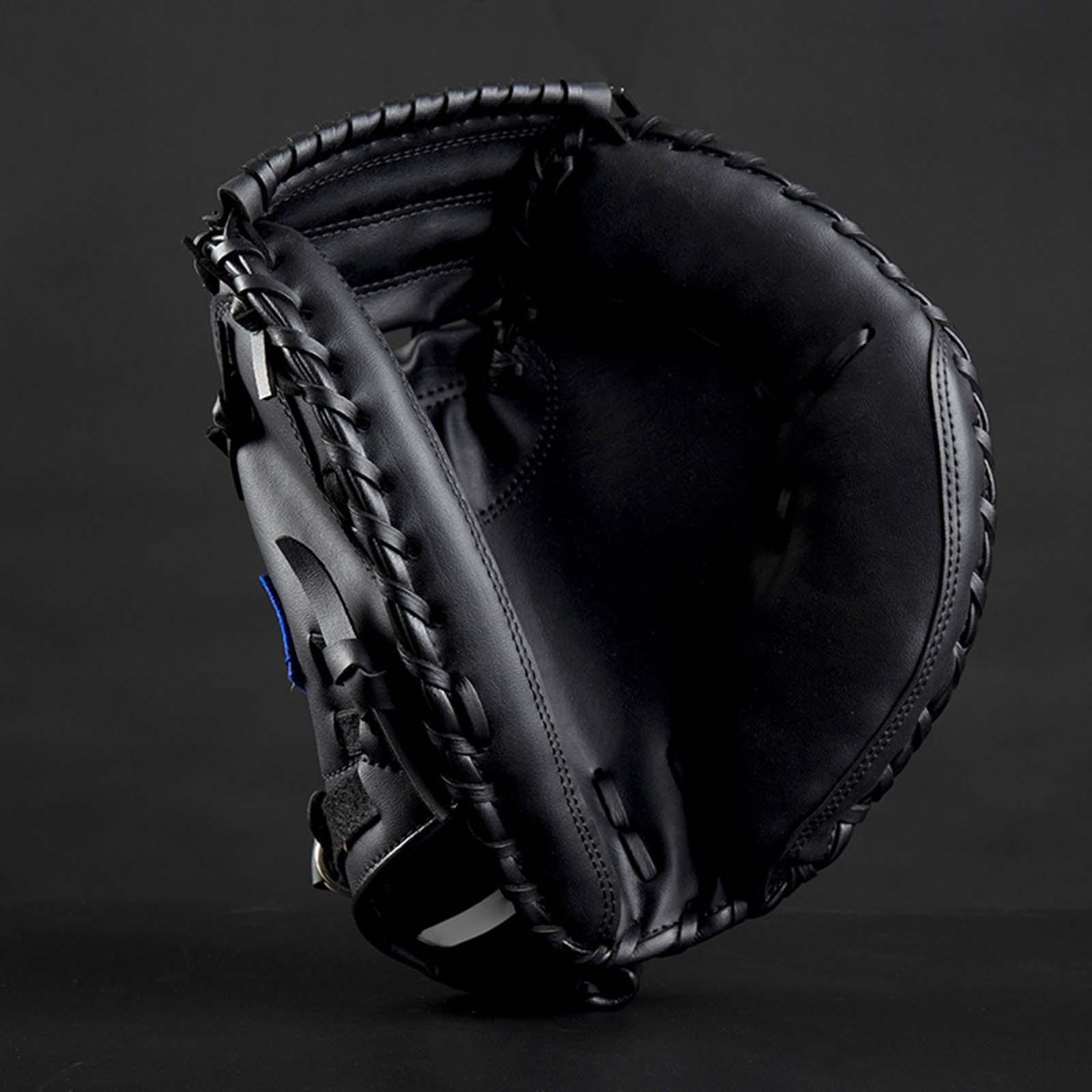 Baseball Catcher Gloves PU with Baseball Ball Teeball Glove Men Women Unisex