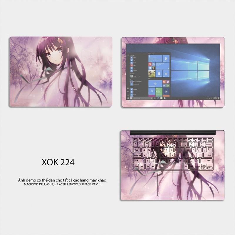 Skin Dán Laptop Mẫu Anime - Anime Sad Girl