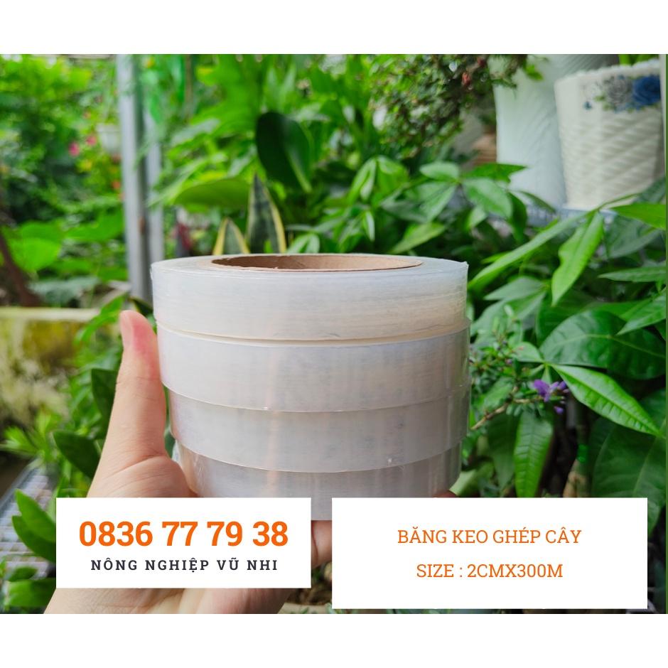 Băng keo ghép cây tự dính, tự hủy size 2cmx300m - hatgiong24h