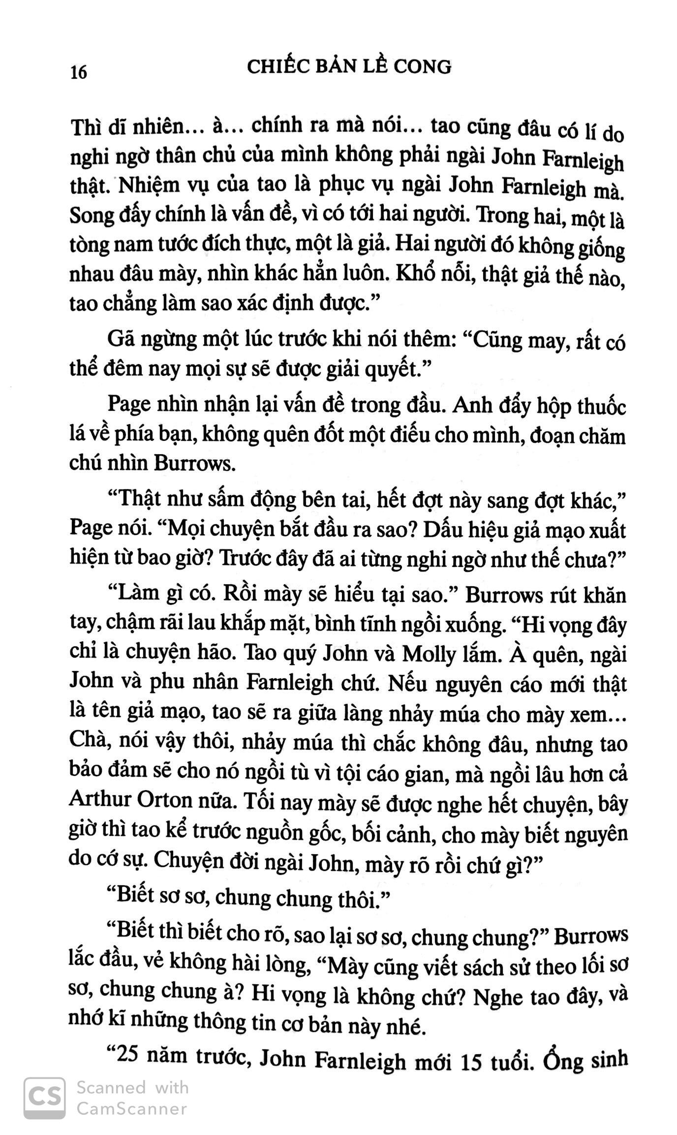 Sách Chiếc Bản Lề Cong