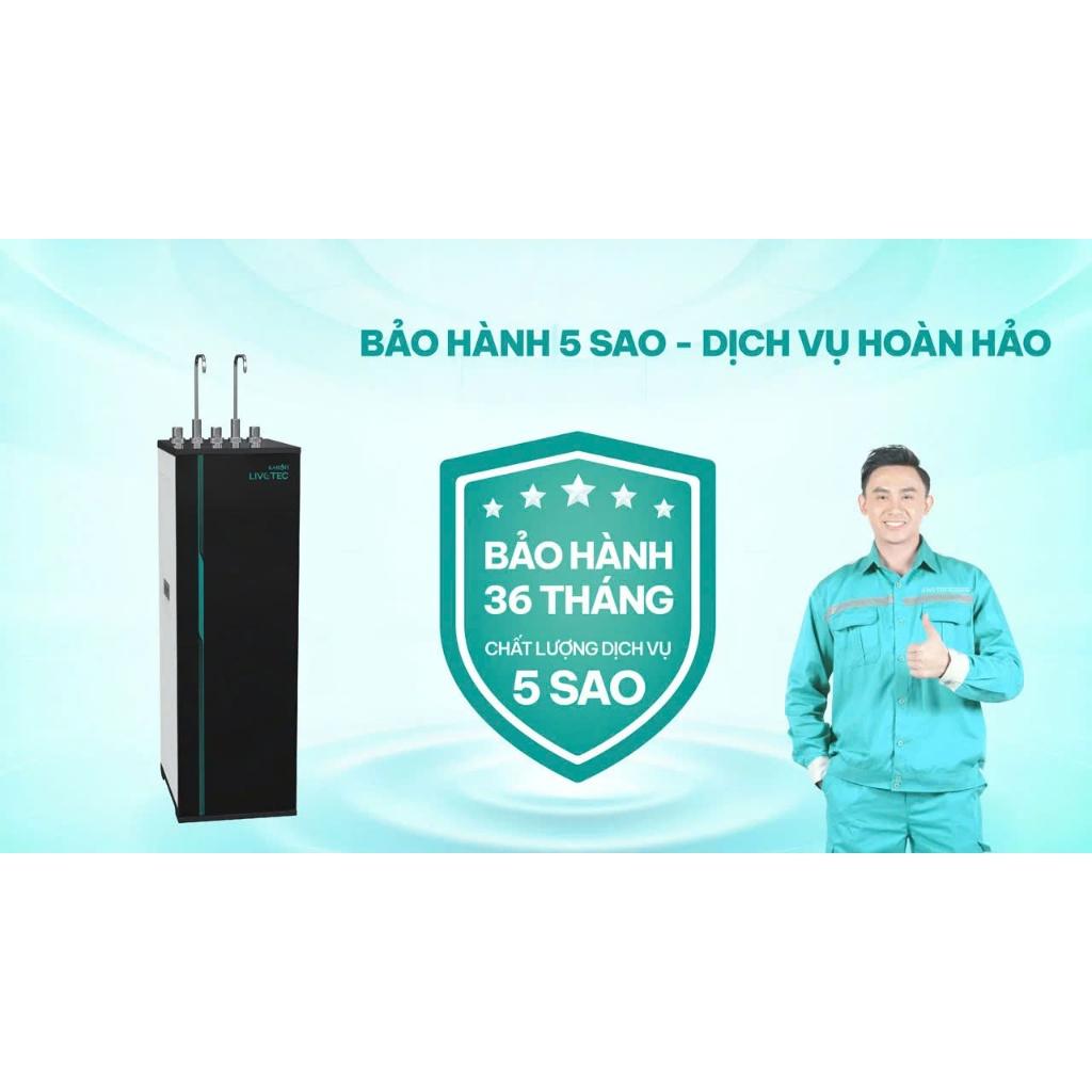[TẶNG BỘ LÕI] Máy lọc nước nóng lạnh RO 10 lõi Karofi Livotec 616 - Lắp đặt miễn phí toàn quốc - Bảo hành 36 tháng - Hàng Chính Hãng