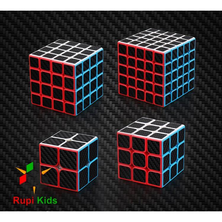 Đồ chơi ảo thuật Rubik 2x2 Carbon Meilong 2 Fibre sticker